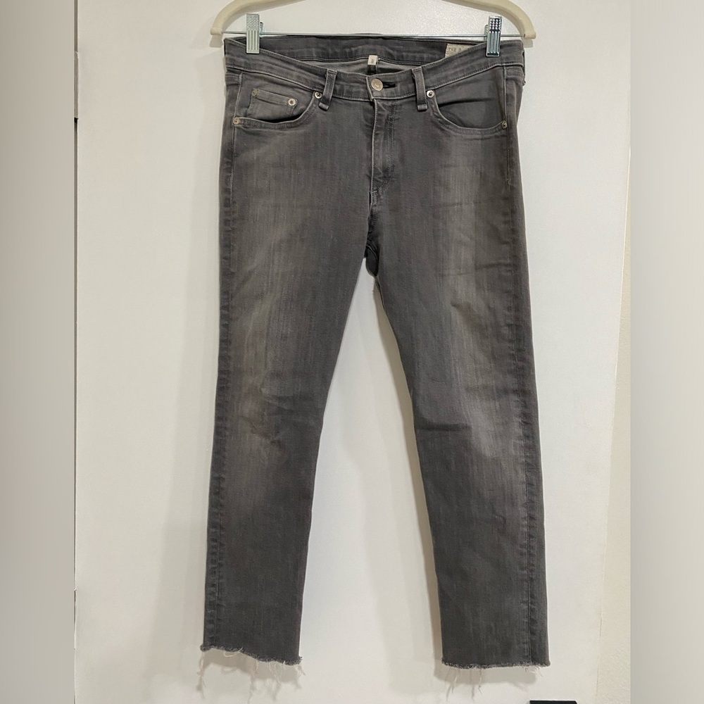 rag & bone Charcoal Gray Skinny Jeans